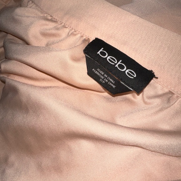 BEBE PEACH sheer maxi skirt size Small - Picture 5 of 11